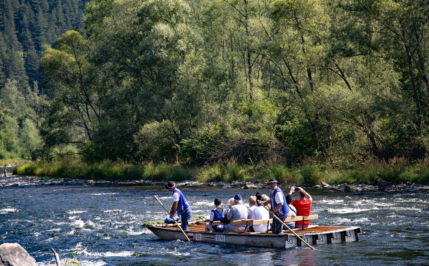 Spływy flisackie Dunajcem